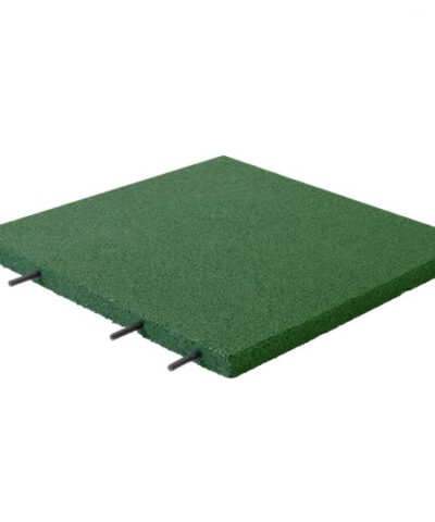 Gummiflise, grøn gummiflise, faldflise