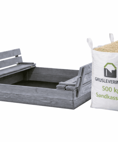 Sandkasse m/bænk og låg